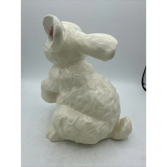 Vintage Easter Bunny Rabbit Figure Ceramic 9” - Picture 6 of 16